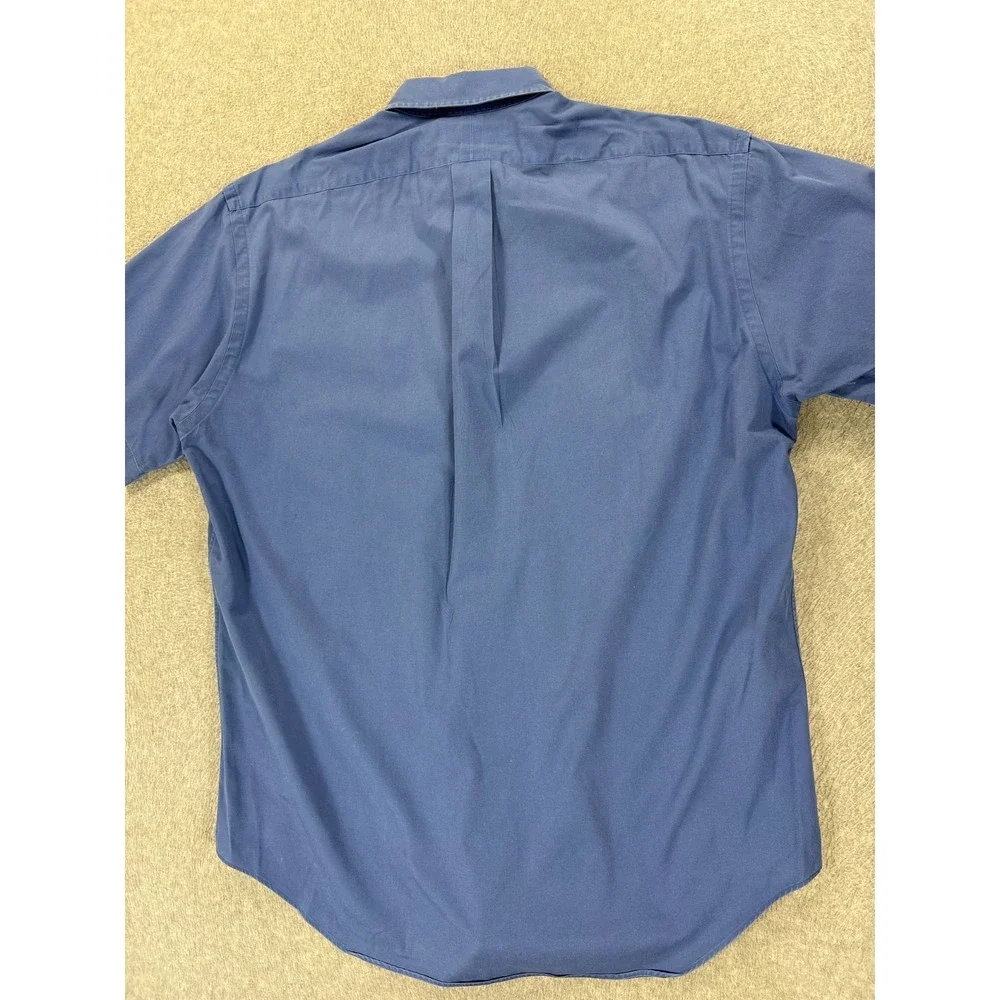 Polo Ralph Lauren BLAKE Cotton Short Sleeve Button Down Shirt (Men's Medium)